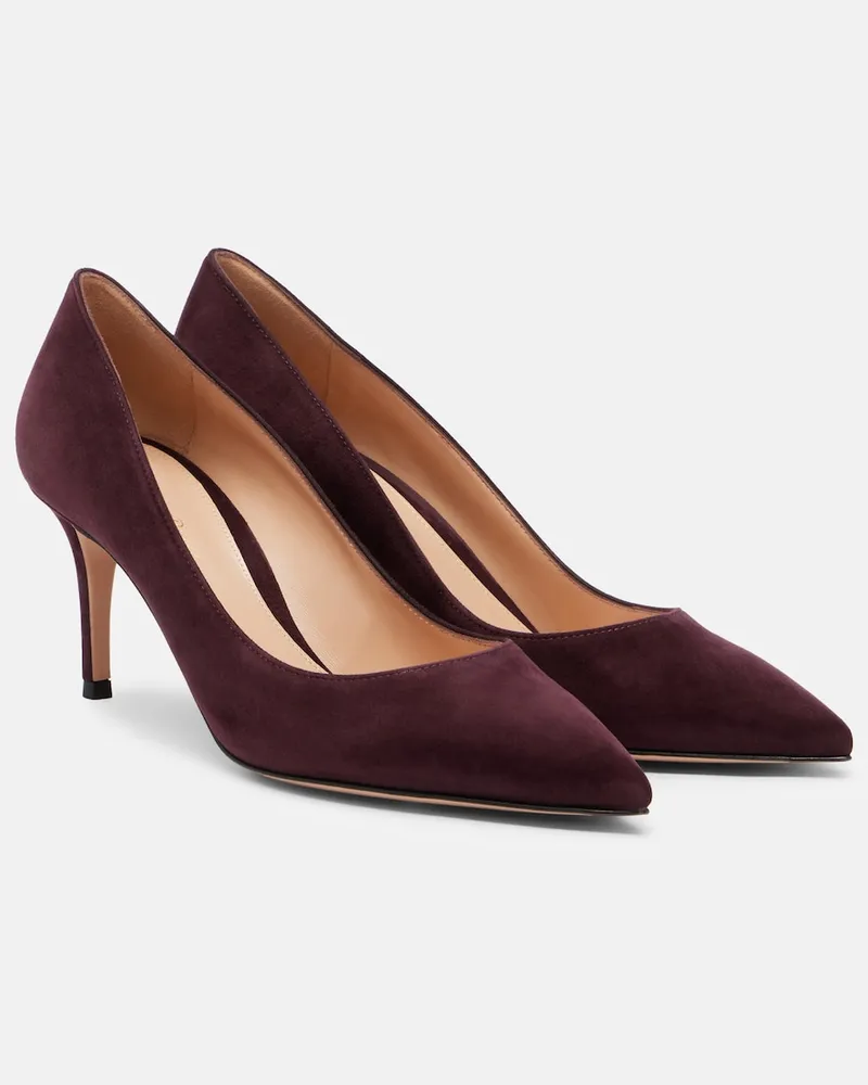 Gianvito Rossi Pumps Gianvito in suede Borgogna
