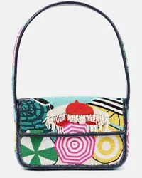 STAUD Borsa a spalla Tommy con perline Multicolore