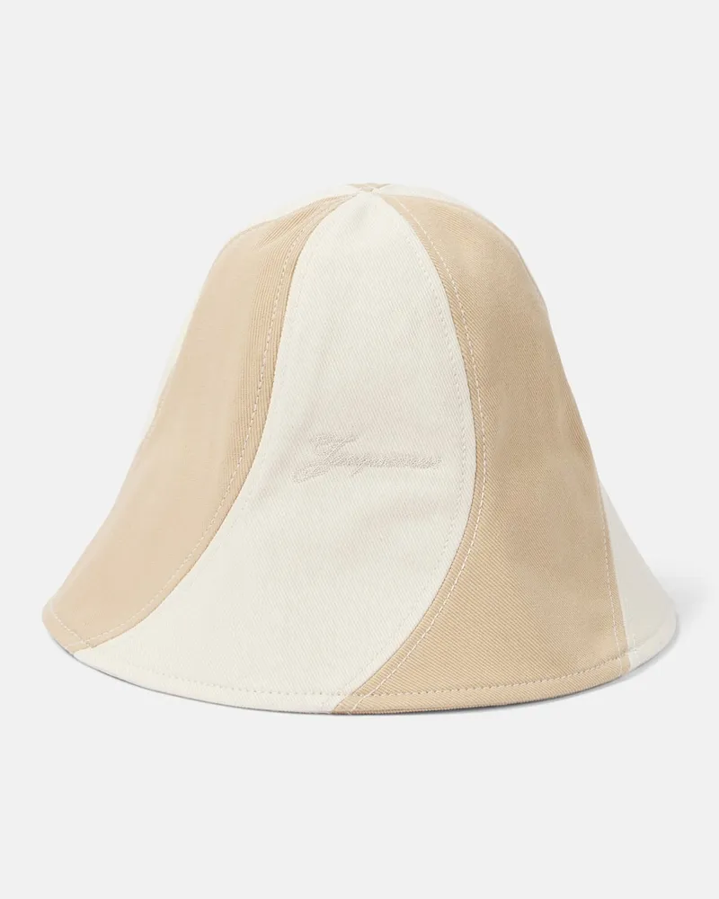 Jacquemus Cappello da pescatore Bob Gelato Neutro