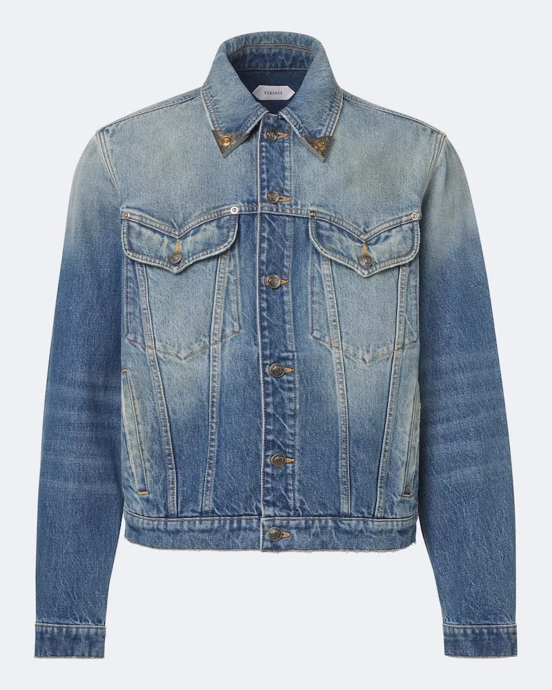 Versace Giacca di jeans Blu
