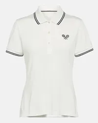 Tory Sport Polo in piqué Bianco