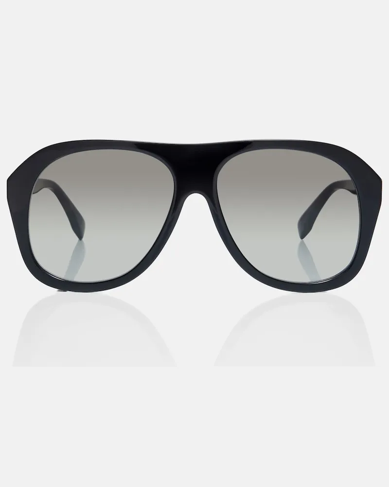 Fendi Occhiali da sole aviator Baguette Nero
