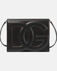 Dolce & Gabbana Borsa a spalla DG in pelle Nero