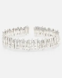 Suzanne Kalan Bracciale in oro bianco 18kt con diamanti Metallizzato