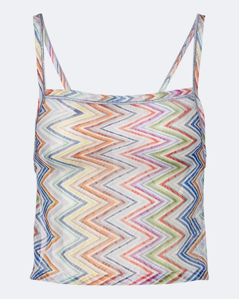Missoni Top a zig zag Multicolore
