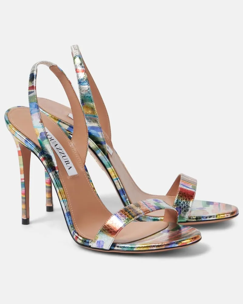 Aquazzura Sandali 105 in pelle Multicolore