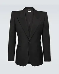 Saint Laurent Blazer monopetto in lana Nero