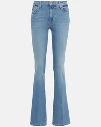 7 for all mankind Jeans bootcut a vita media Blu