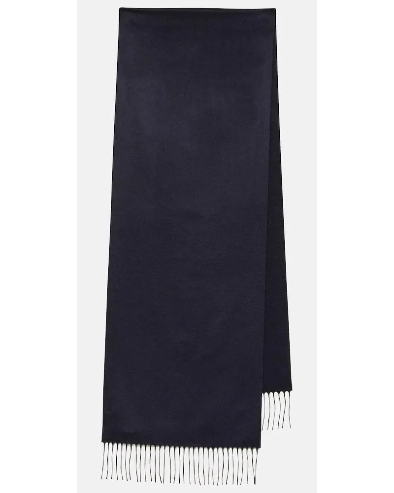 Gabriela Hearst Sciarpa Blaine in cashmere e seta Blu