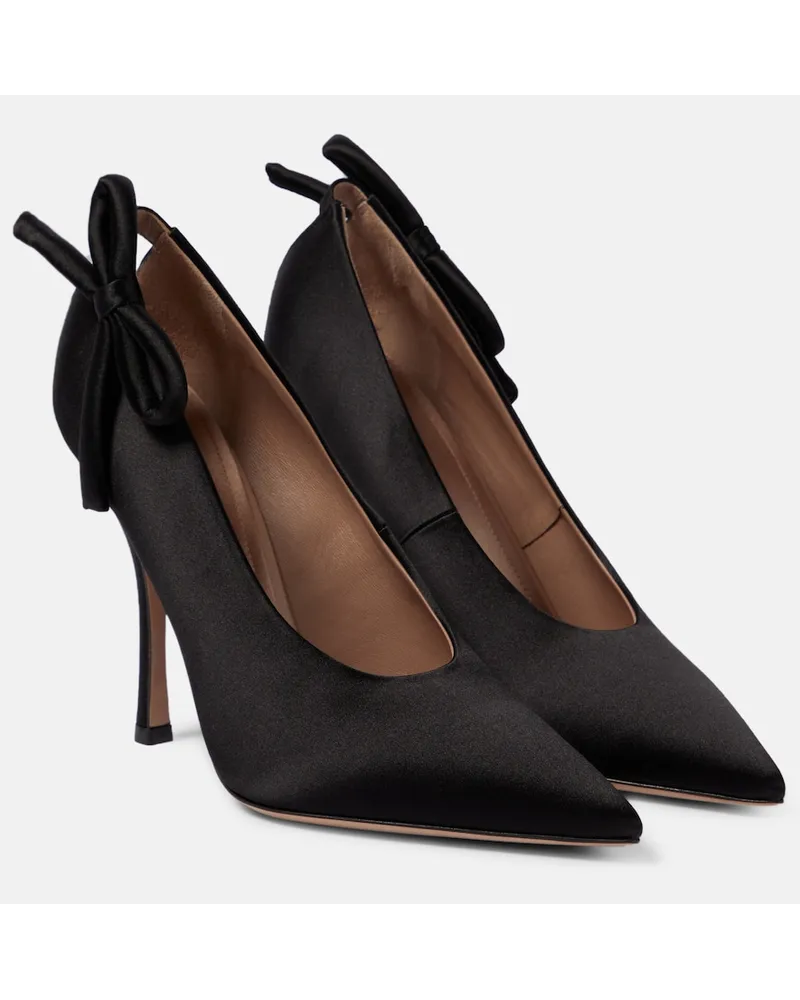 Valentino Garavani Pumps Nite-Out in raso con cut-out Nero