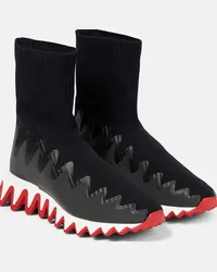 Christian Louboutin Sneakers Sharky con silhouette a calza Nero