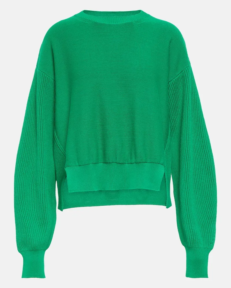Stella McCartney Pullover in cotone Verde