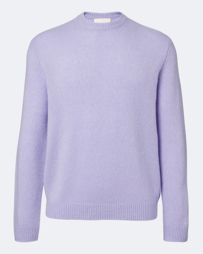 Lisa Yang Pullover Baxter in cashmere e seta Viola