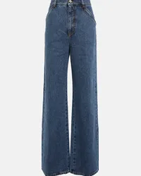 Chloé Chloé Jeans a gamba larga e vita alta Blu