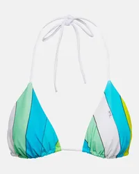 Emilio Pucci Top bikini con stampa Multicolore