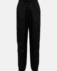 WARDROBE.NYC Pantaloni sportivi a vita alta con zip Nero