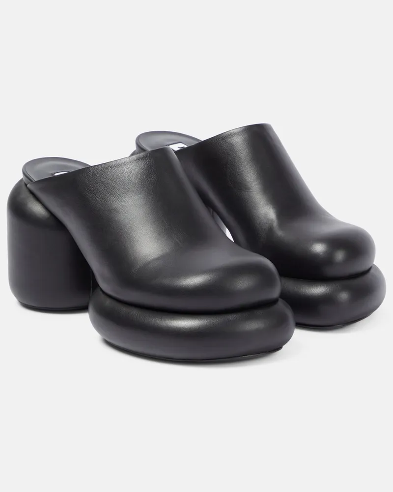 Jil Sander Mules in pelle Nero