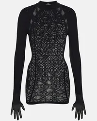 Wolford x Simkhai - Top Intricate Pattern Nero