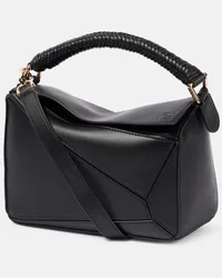 Loewe Borsa a tracolla Puzzle Small in pelle Nero