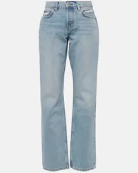 RE/DONE Jeans regular Easy a vita media Blu