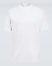 Loro Piana T-shirt in jersey di cotone Bianco