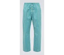 Pantaloni pigiama Shore Stripe in misto cotone