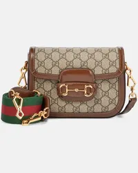 Gucci Borsa Gucci Horsebit 1955 Mini Beige