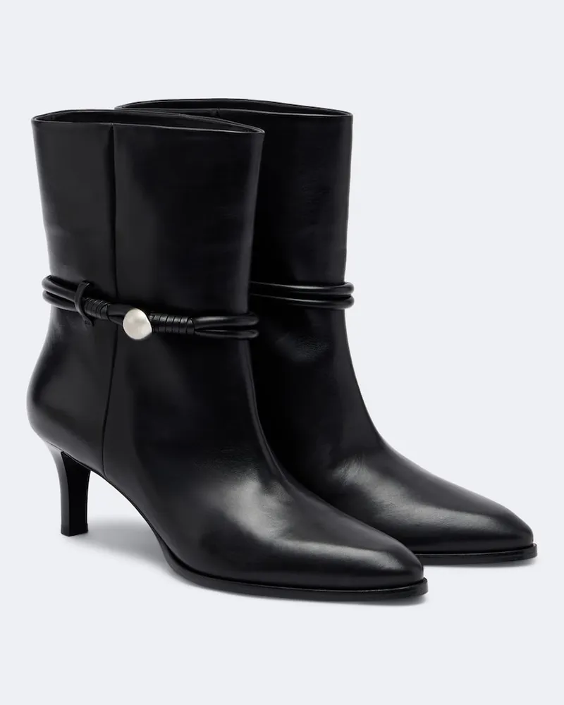 Isabel Marant Stivaletti Telsa in pelle Nero
