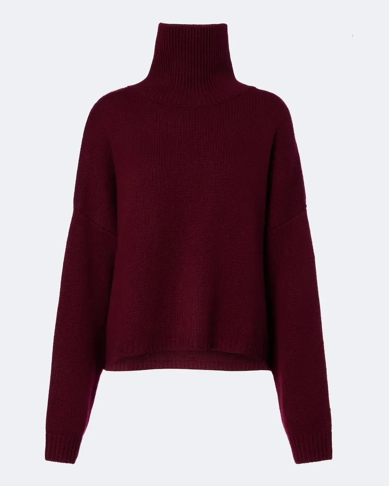 Lisa Yang Pullover Zerlina in cashmere Borgogna