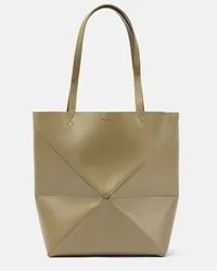 Loewe Borsa Puzzle Fold Medium in pelle Verde