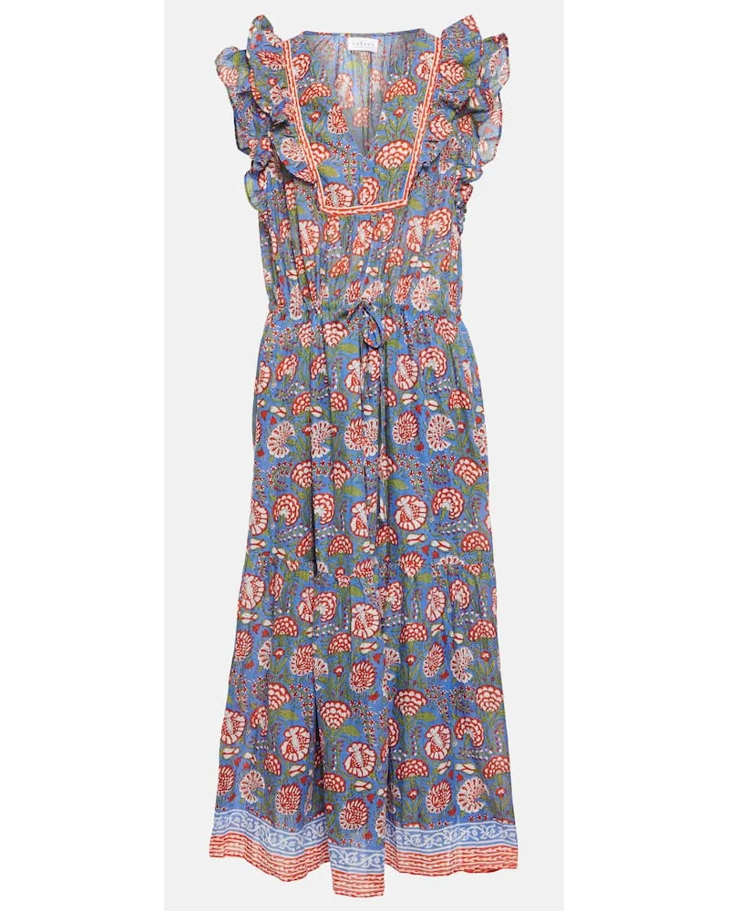 Velvet Abito midi Rosalina in cotone Multicolore