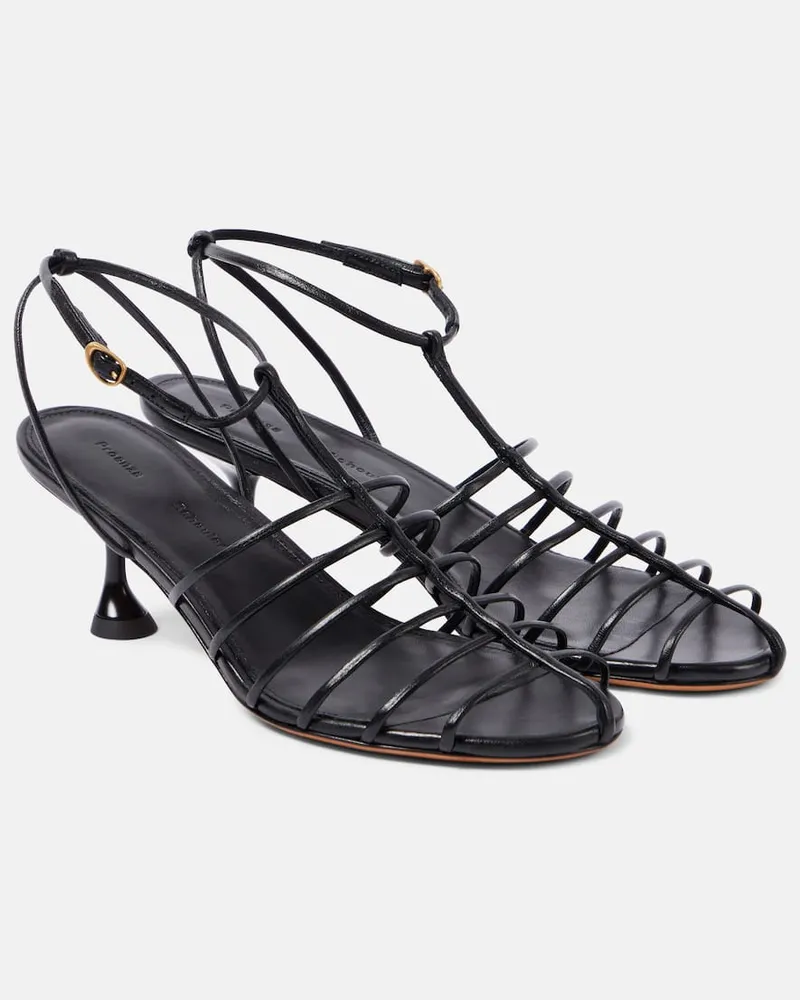 Proenza Schouler Sandali Tee Cage 60 in pelle Nero