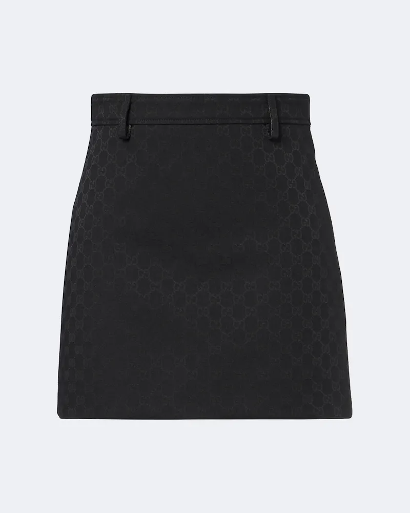Gucci Minigonna GG Nero