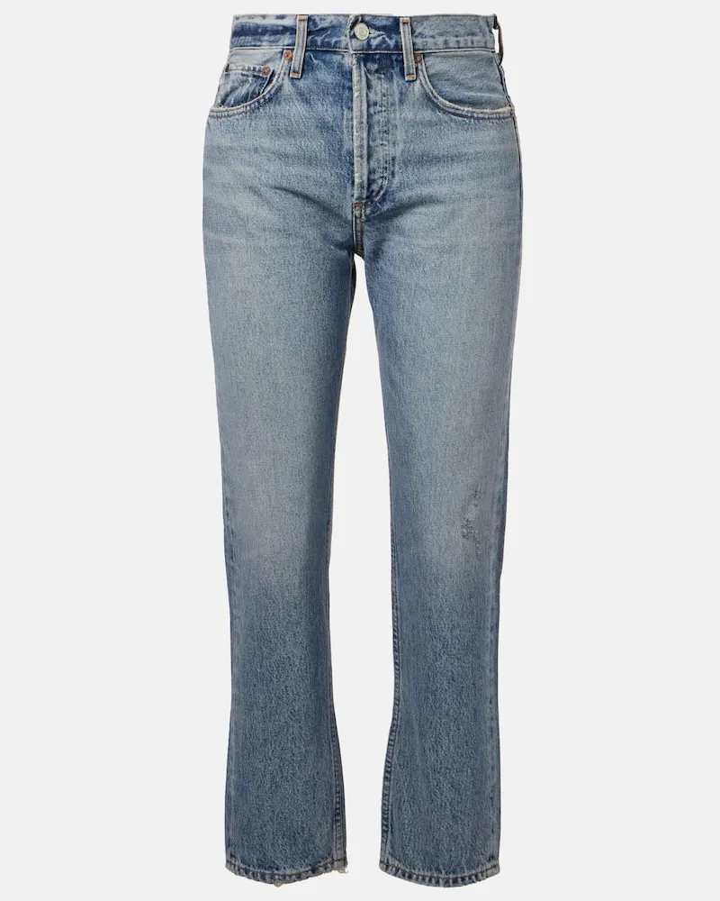 AGOLDE Jeans regular Parker a vita media Grigio
