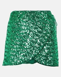 Oséree Oséree Minigonna con paillettes Verde