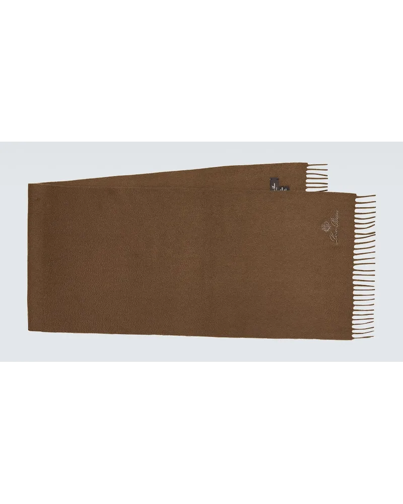 Loro Piana Sciarpa in cashmere Marrone