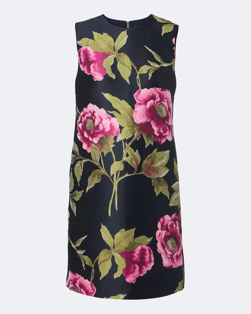 Carolina Herrera New York Abito in jacquard floreale Multicolore