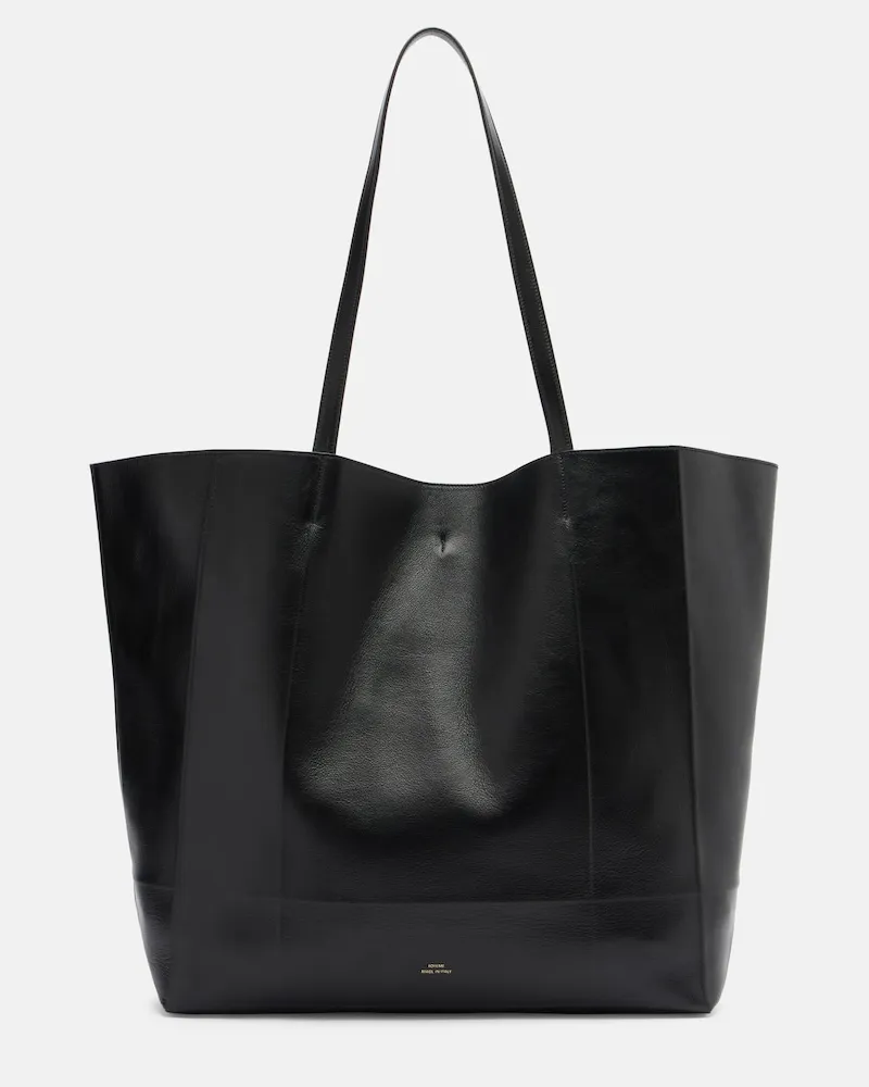 Totême Shopper Roam Large in pelle Nero