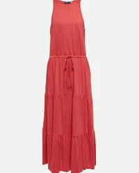 Ralph Lauren Abito midi in jersey Rosa