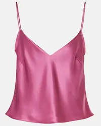 GALVAN Camisole Ischia in raso Rosa