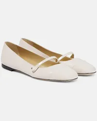 Jimmy Choo Ballerine Elisa in pelle Bianco