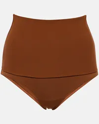 Eres Slip bikini Gredin a vita alta Marrone