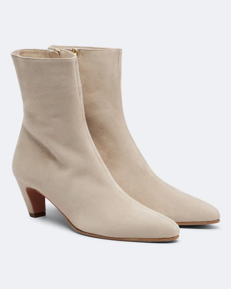 Aquazzura Stivaletti Sloan in suede Grigio