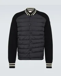 Moncler Cardigan con imbottitura Nero