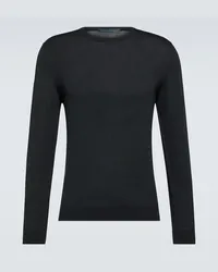 Kiton Pullover in lana Nero