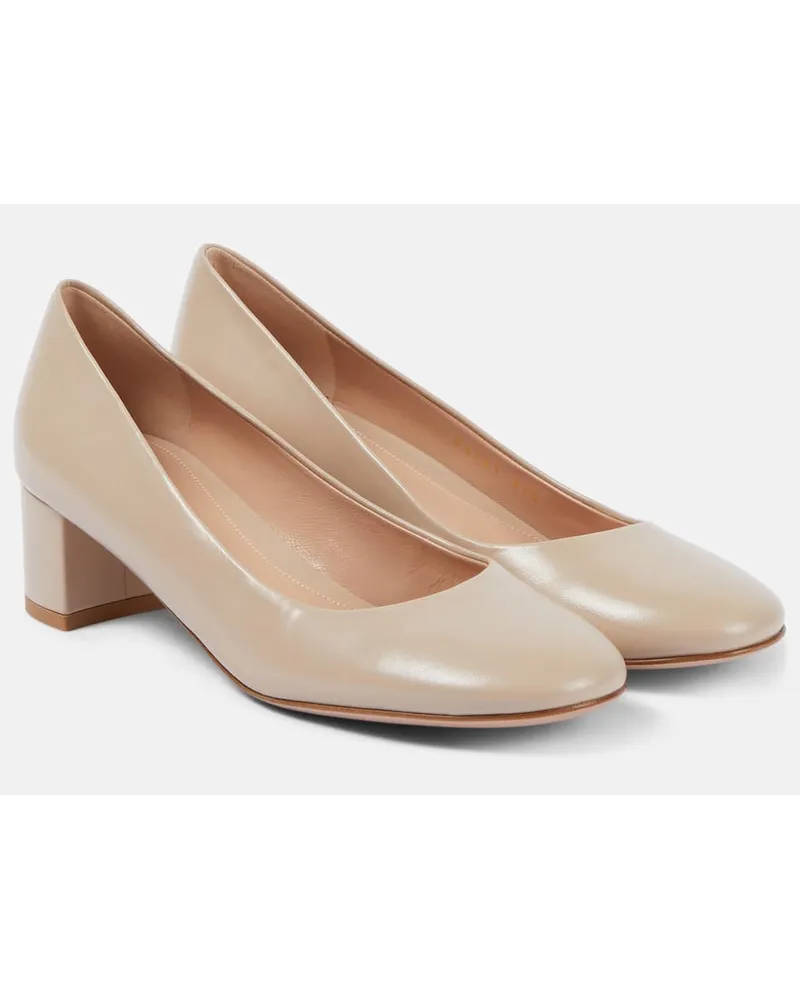 Gianvito Rossi Pumps in pelle Neutro