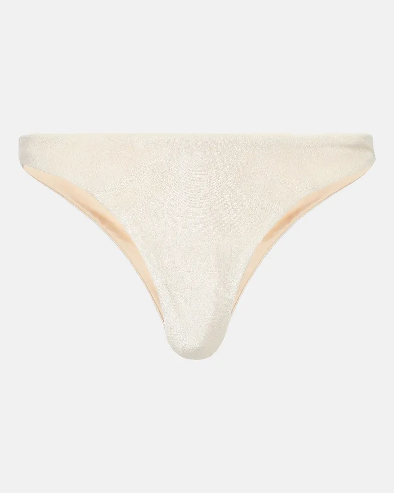 JADE SWIM Slip bikini Vera in spugna Beige