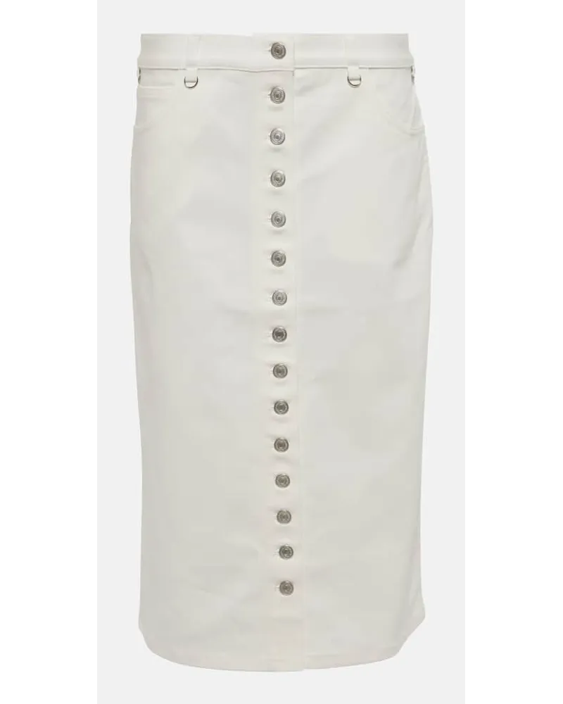 Courrèges CourrÃ¨ges Gonna di jeans midi Multiflex Bianco