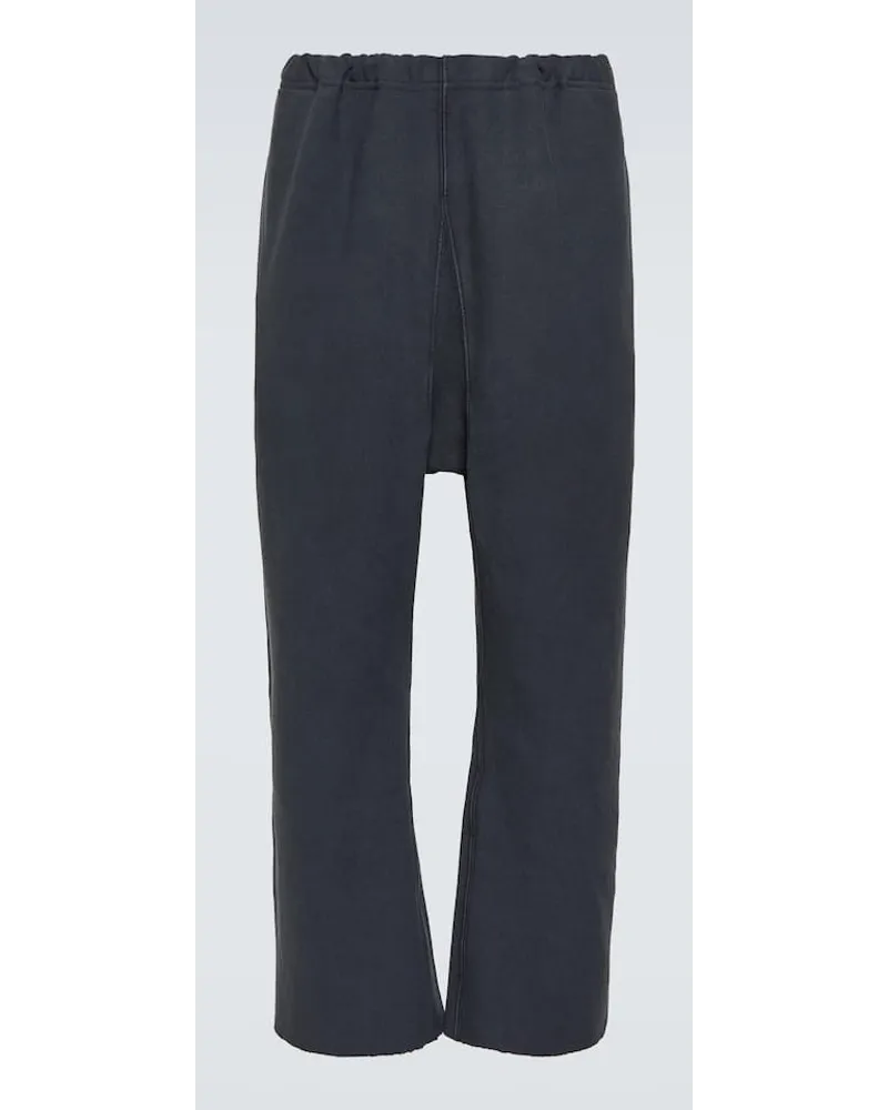 Maison Margiela Pantaloni regular in cotone Blu