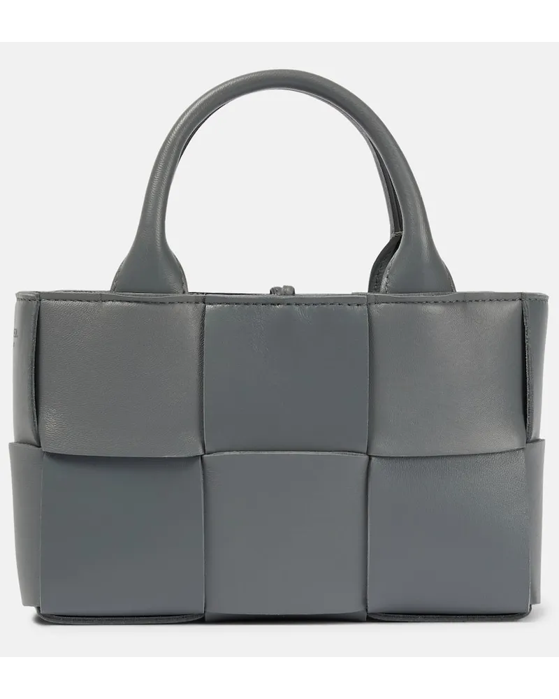 Bottega Veneta Borsa Candy Arco in pelle Grigio